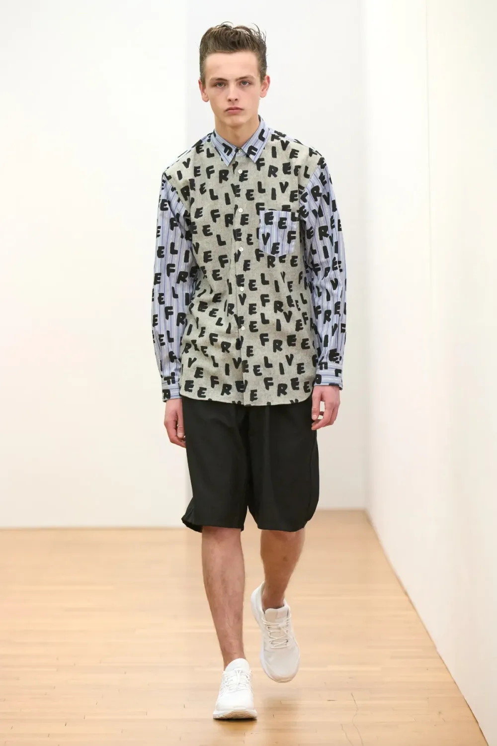 コムデギャルソンシャツ 2024年秋冬 LOOK 31