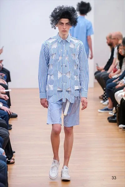 コムデギャルソンシャツ 2016春夏 LOOK 33