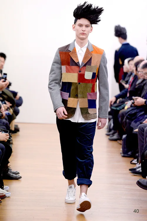コムデギャルソンシャツ 2015秋冬 LOOK 40