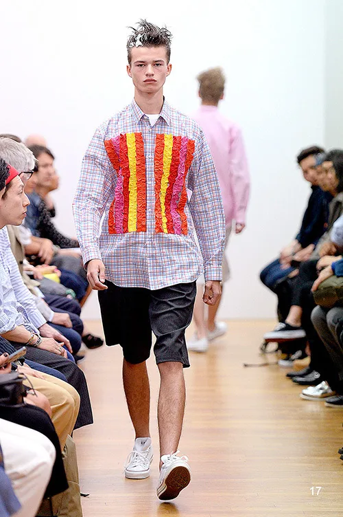 コムデギャルソンシャツ 2015春夏 LOOK 17