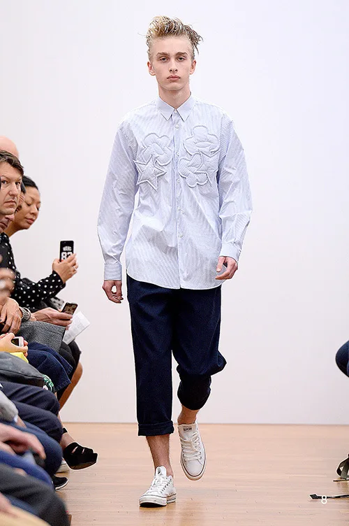 コムデギャルソンシャツ 2015春夏 LOOK 8