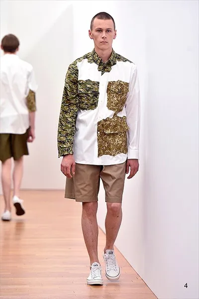 コムデギャルソンシャツ 2017春夏 LOOK 4