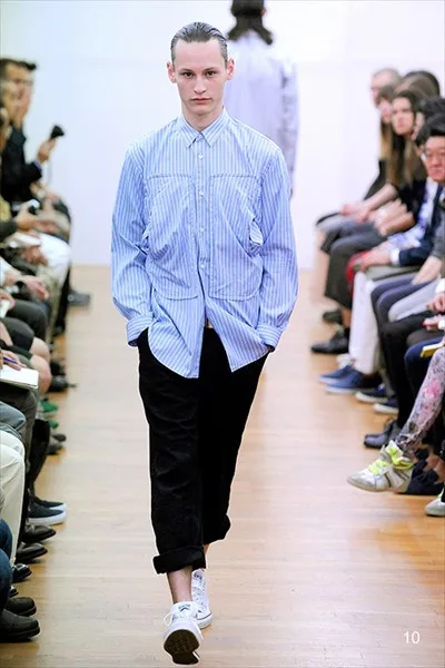コムデギャルソンシャツ 2014春夏 LOOK 10