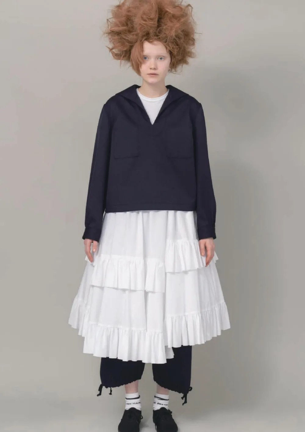 コムデギャルソンガール 2021年秋冬 LOOK 24