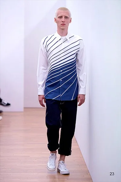 コムデギャルソンシャツ 2017春夏 LOOK 23