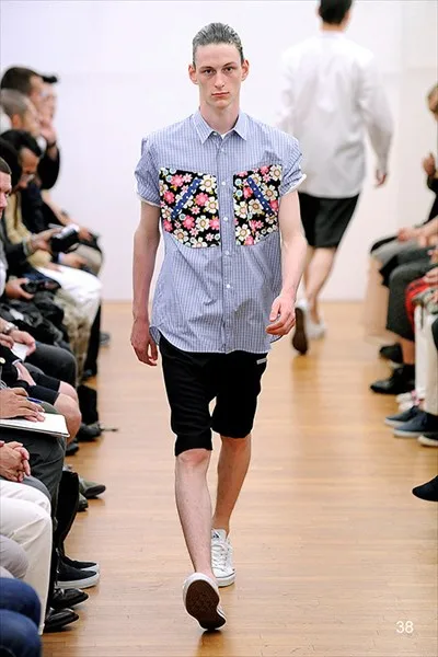 コムデギャルソンシャツ 2014春夏 LOOK 38
