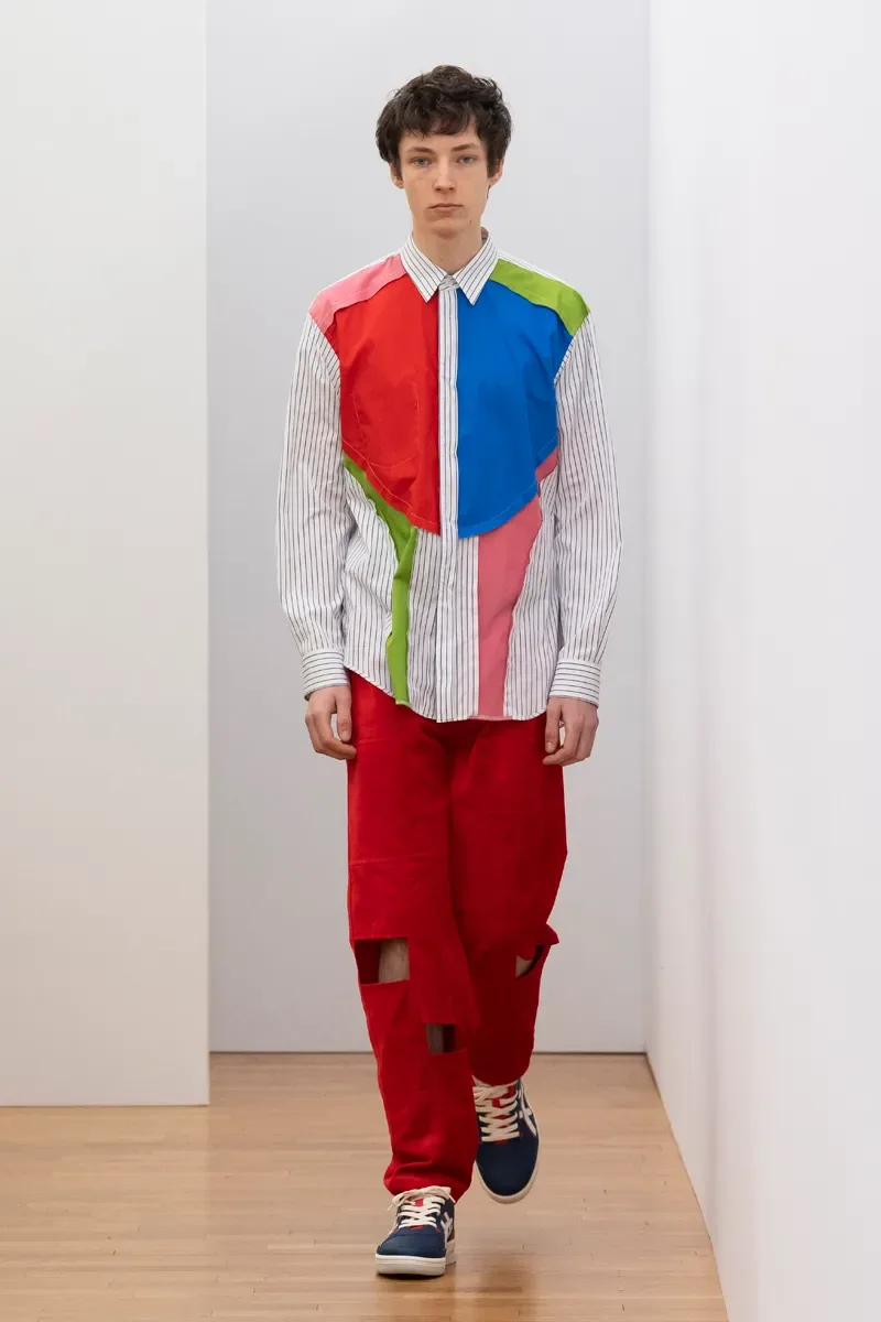 コムデギャルソンシャツ 2023年秋冬 LOOK 4