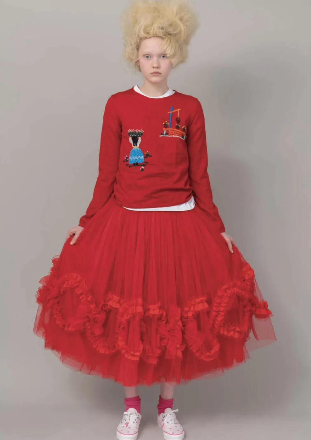 コムデギャルソンガール 2021年秋冬 LOOK 28