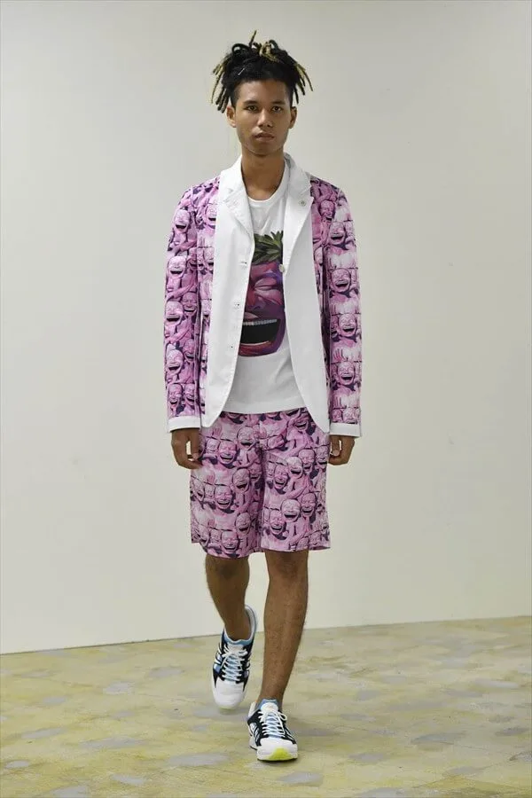 コムデギャルソンシャツ 2021春夏 LOOK 17