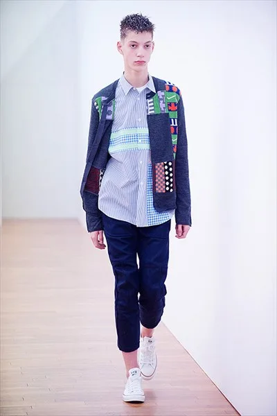 コムデギャルソンシャツ 2017秋冬 LOOK 24