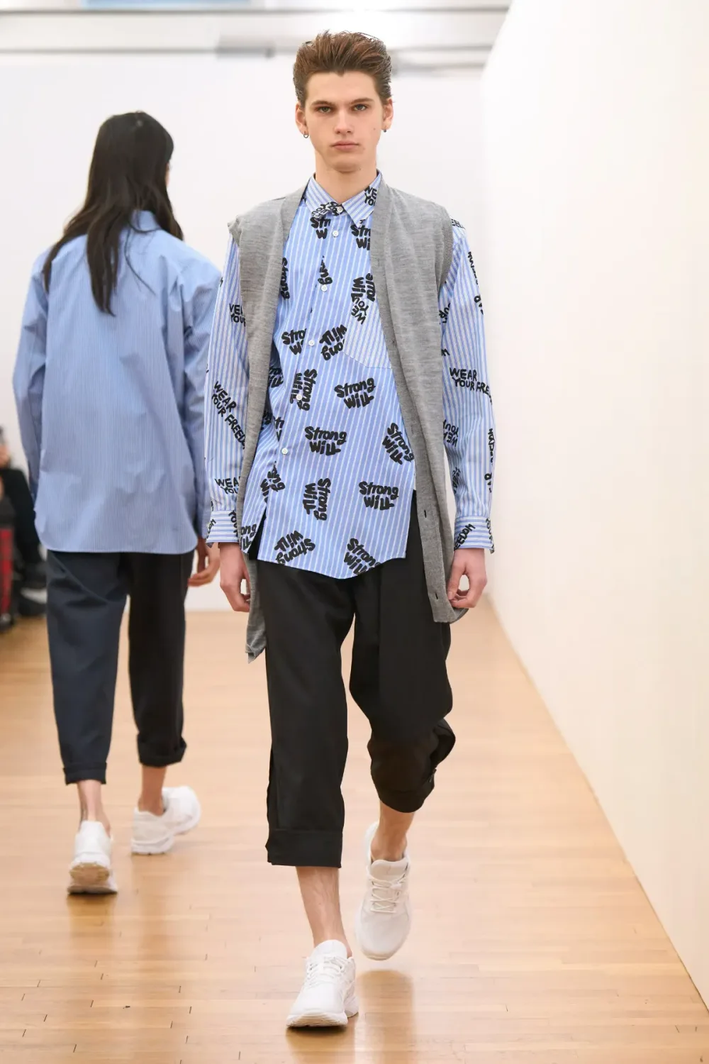 コムデギャルソンシャツ 2024年秋冬 LOOK 34