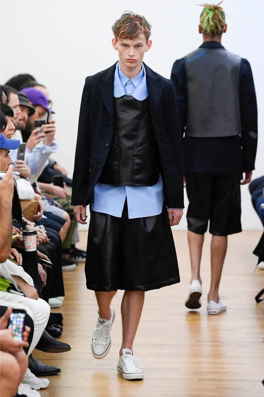 コムデギャルソンシャツ 2020春夏 LOOK 2