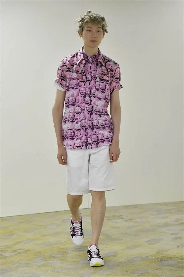 コムデギャルソンシャツ 2021春夏 LOOK 18