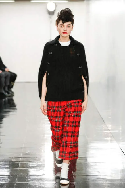 トリココムデギャルソン 2018秋冬 LOOK 9