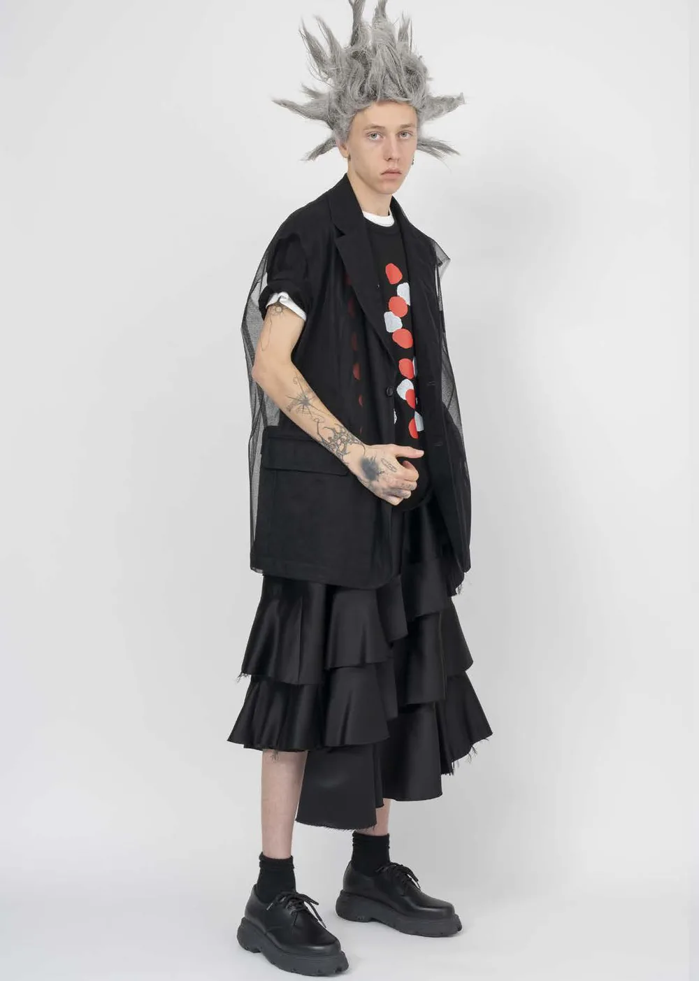 ブラックコムデギャルソン 2025年春夏 LOOK 24