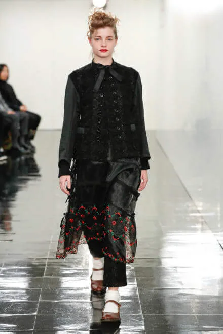 トリココムデギャルソン 2018秋冬 LOOK 14