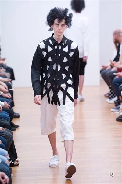 コムデギャルソンシャツ 2016春夏 LOOK 13