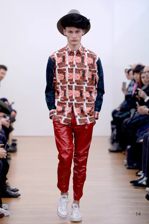 コムデギャルソンシャツ 2015秋冬 LOOK 14