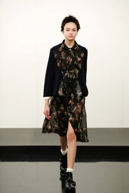 トリココムデギャルソン 2017秋冬 LOOK 36