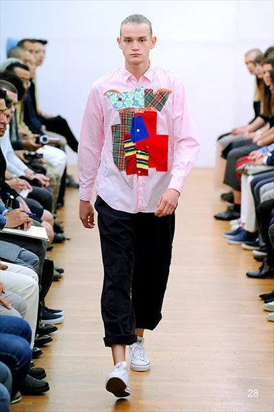 コムデギャルソンシャツ 2014春夏 LOOK 28