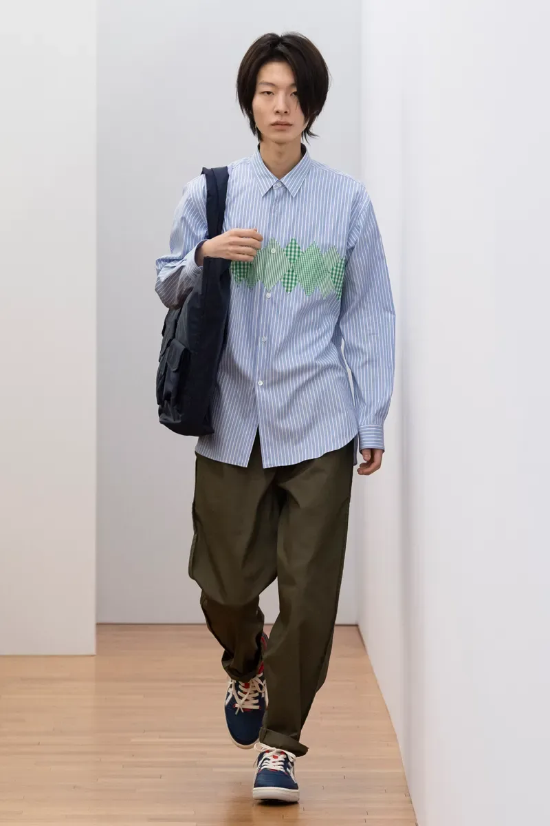 コムデギャルソンシャツ 2023年秋冬 LOOK 19