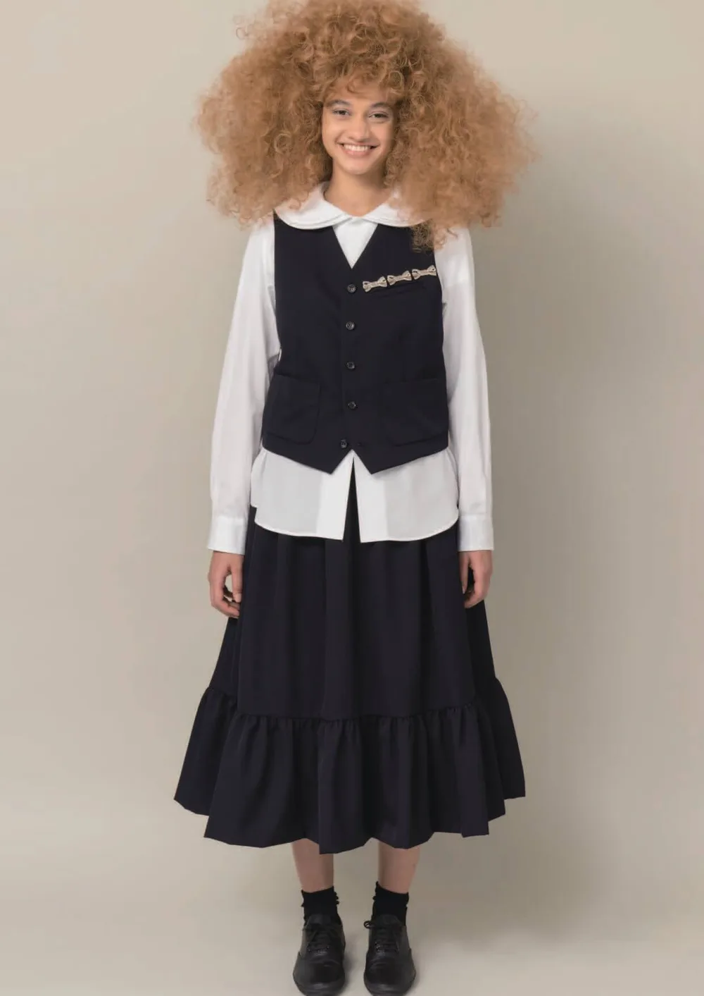 コムデギャルソンガール 2022年秋冬 LOOK 4