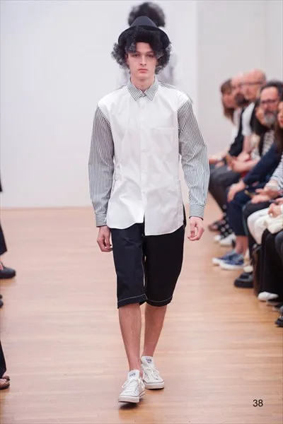 コムデギャルソンシャツ 2016春夏 LOOK 38