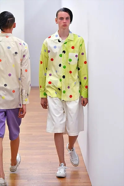 コムデギャルソンシャツ 2018春夏 LOOK 10