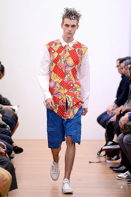 コムデギャルソンシャツ 2015春夏 LOOK 4