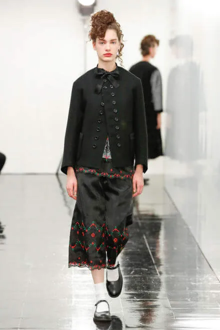 トリココムデギャルソン 2018秋冬 LOOK 17