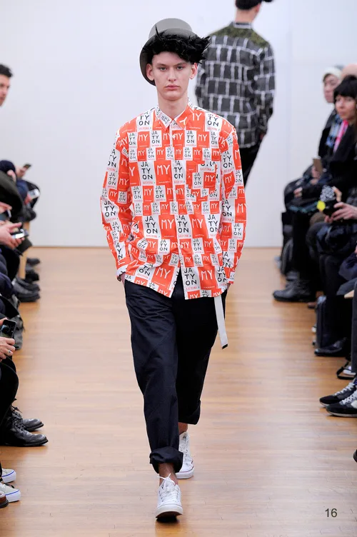 コムデギャルソンシャツ 2015秋冬 LOOK 16