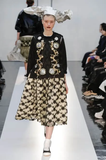 トリココムデギャルソン 2019秋冬 LOOK 3
