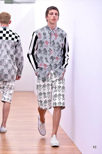 コムデギャルソンシャツ 2017春夏 LOOK 10