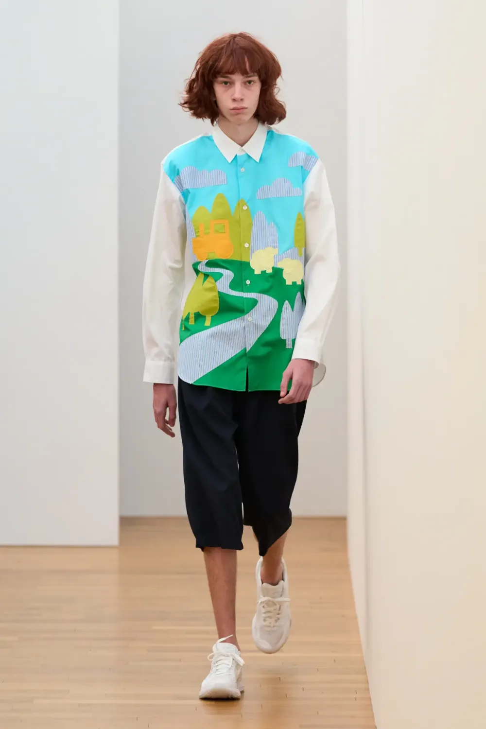 コムデギャルソンシャツ 2025年秋冬 LOOK 9