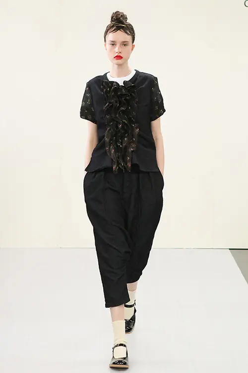トリコ・コムデギャルソン 2015年秋冬 LOOK 11