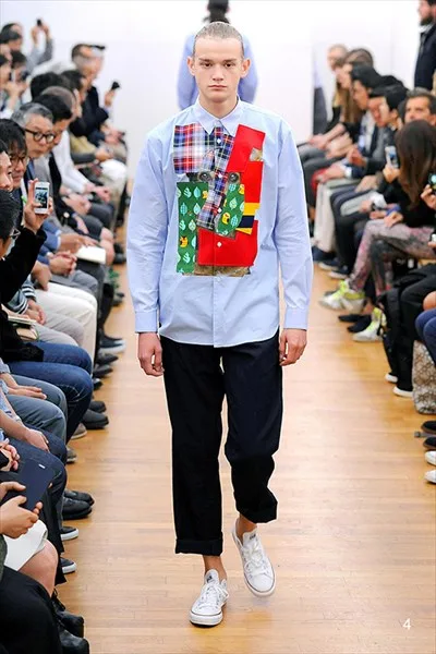 コムデギャルソンシャツ 2014春夏 LOOK 4