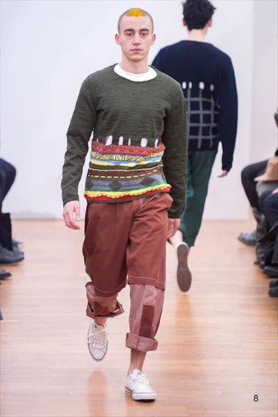 コムデギャルソンシャツ 2016秋冬 LOOK 8