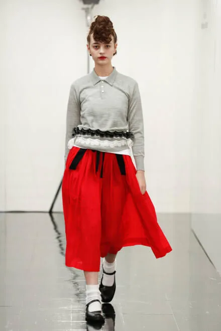 トリココムデギャルソン 2018秋冬 LOOK 27