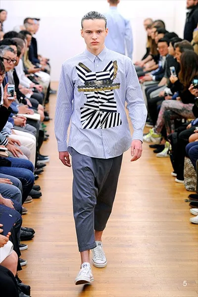 コムデギャルソンシャツ 2014春夏 LOOK 5