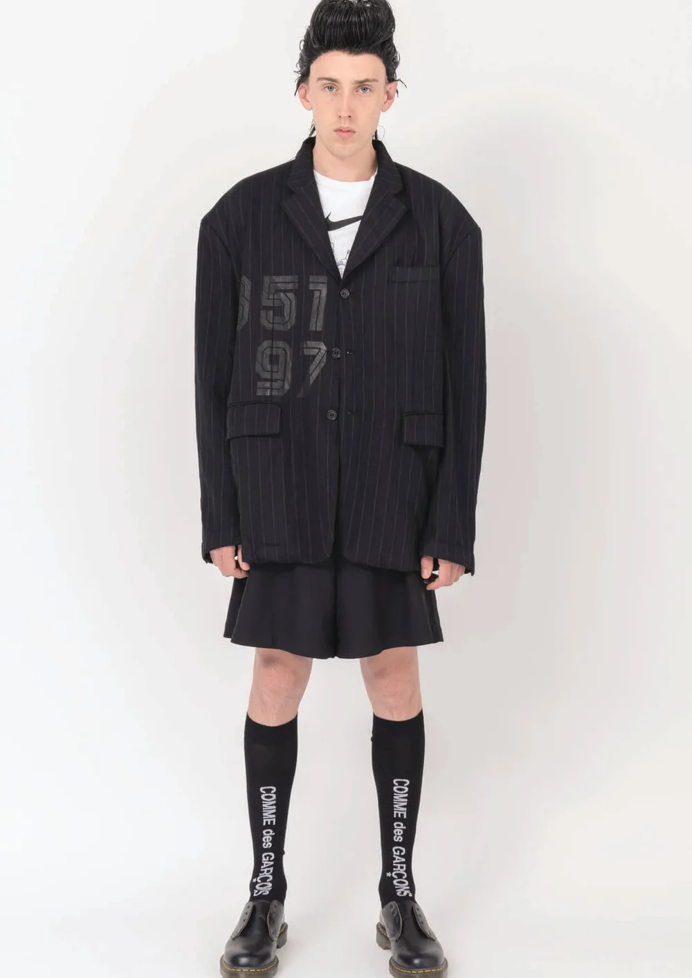 ブラックコムデギャルソン 2021年秋冬 LOOK 6