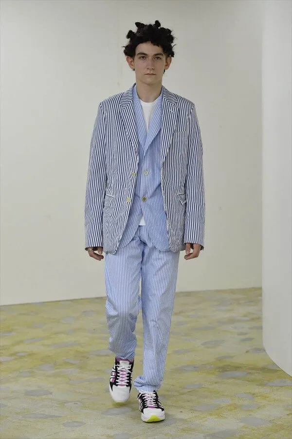 コムデギャルソンシャツ 2021春夏 LOOK 8