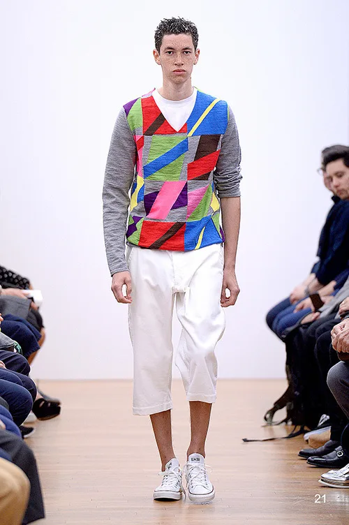 コムデギャルソンシャツ 2015春夏 LOOK 21