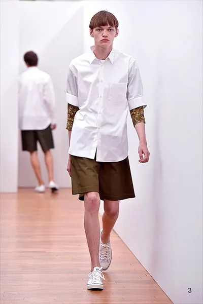 コムデギャルソンシャツ 2017春夏 LOOK 3