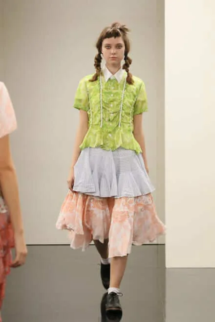 トリココムデギャルソン 2016春夏 LOOK 24