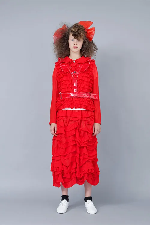 コムデギャルソンガール 2018春夏 LOOK 7