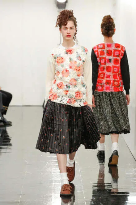 トリココムデギャルソン 2018秋冬 LOOK 39