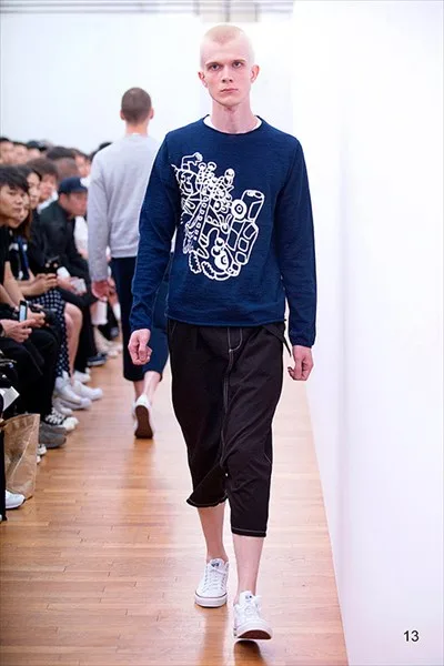 コムデギャルソンシャツ 2017春夏 LOOK 13