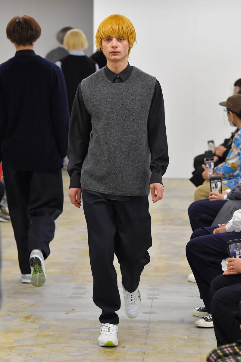 コムデギャルソンシャツ 2021年秋冬 LOOK 36