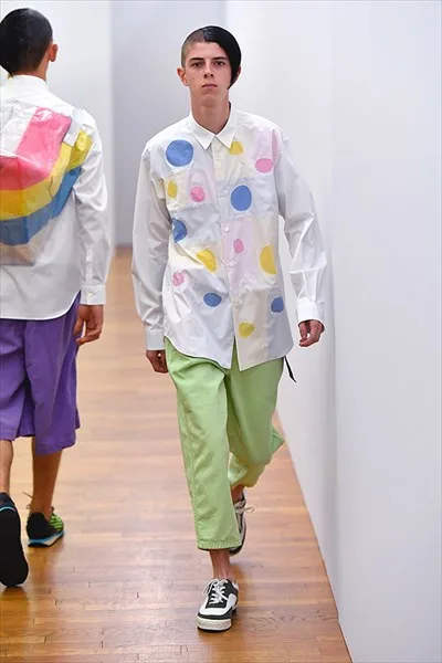 コムデギャルソンシャツ 2018春夏 LOOK 3