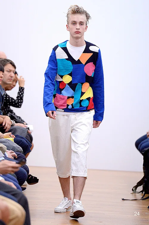 コムデギャルソンシャツ 2015春夏 LOOK 24
